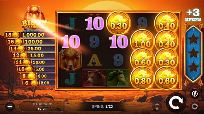 Bison Madness Prize Tower