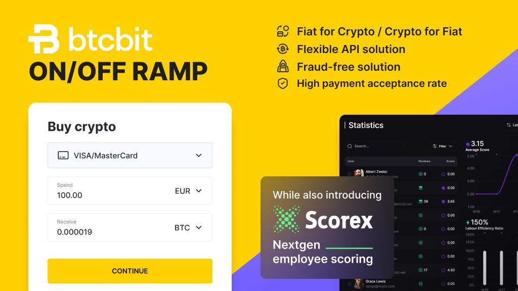 ความเร็วของการให้บริการที่ไม่มีใครเทียบได้ ขอแนะนำ Scorex และ Btcbit