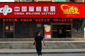 Chinese lottery sales halfway down the road to recovery