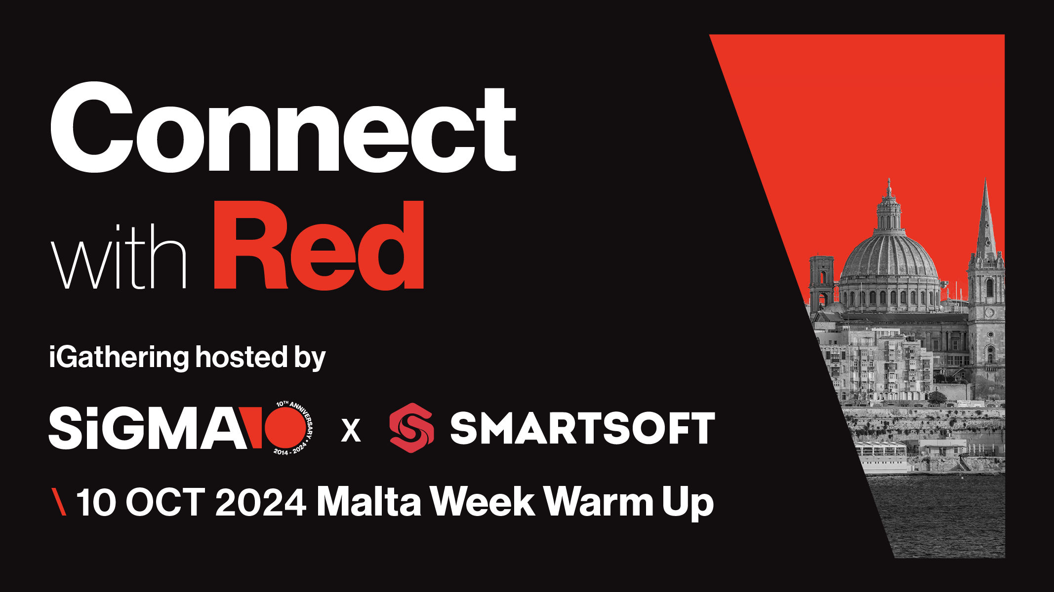 Conecta en Malta: SiGMA iGathering x Smartsoft