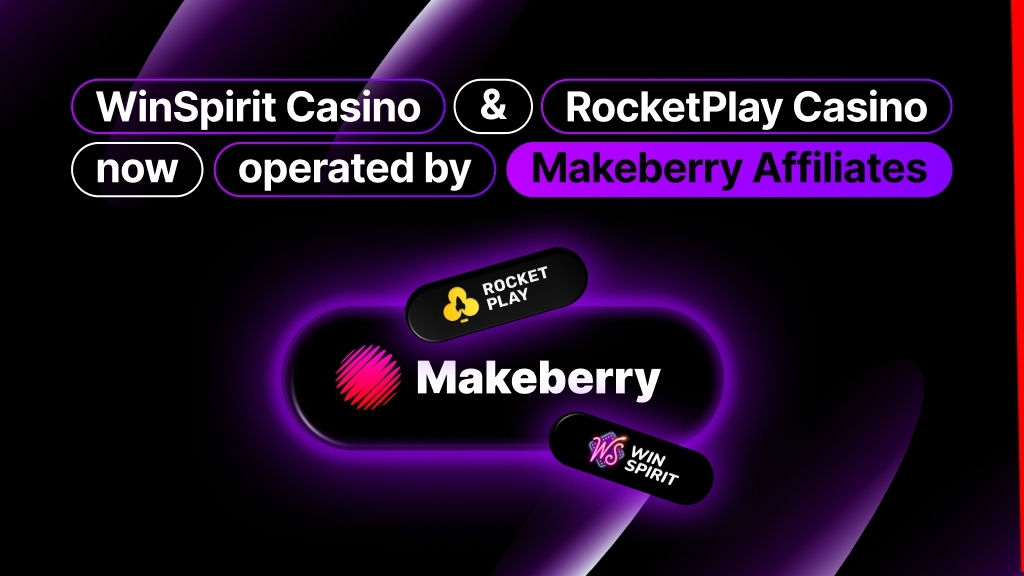 Makeberry Affiliates becomes the direct advertiser for WinSpirit and RocketPlay casinos