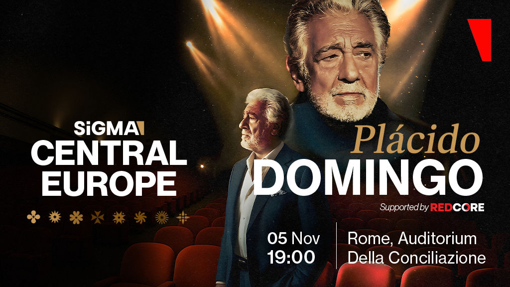 REDCORE 自豪地支持 Placido Domingo 在罗马举办的难忘之夜，迎接 SiGMA 中欧 2025