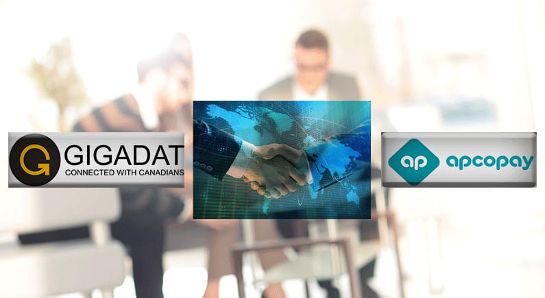 GigadatとApcopay、カナダ市場での提携と展開を拡大