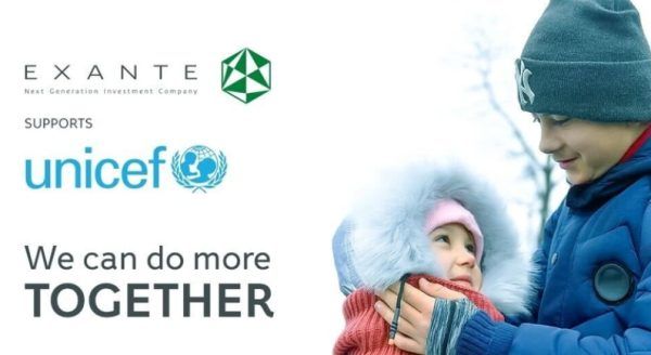 Exante donates $1m to support UNICEF’s emergency response