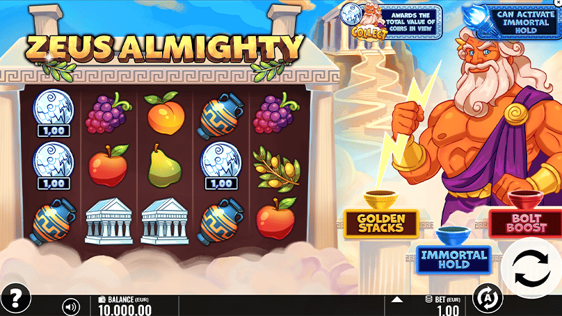 Zeus Almighty Slot Review & Demo | S Gaming